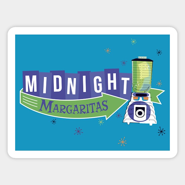 Midnight Margaritas Magnet by KtRazzz